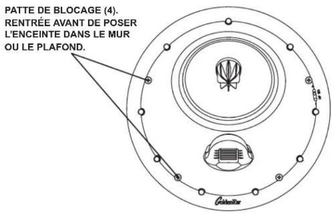 GoldenEar Invisa HTR 8000 - Installation dans un mur ou plafond existant - 9