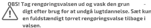 Leifheit Regulus Aqua PowerVac - UDTAGNING OG RENGORING AF RENGORINGSVALSE - 1