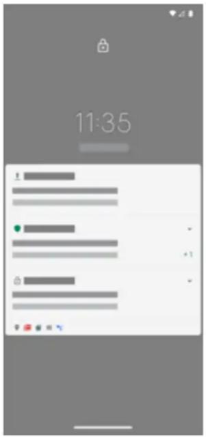 MOTOROLA Moto G31 - À propos de votre écran de verrouillage - 1