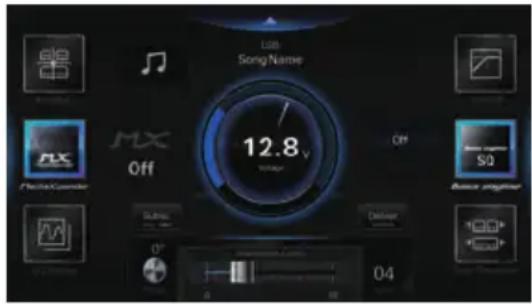 ALPINE iLXF115D - Réglage du subwoofer - 1
