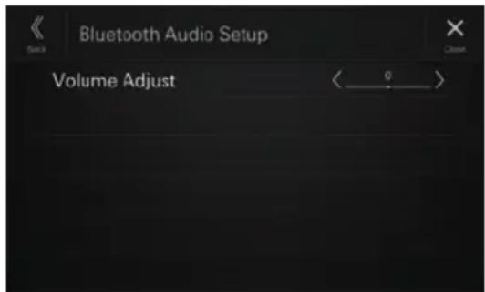 ALPINE iLXF115D - Configuration audio bluetooth - 1