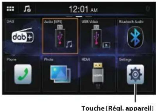 ALPINE iLXW690D - Procedure de configuration - 1