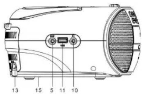DENVER TDC280B - Battery power - 3
