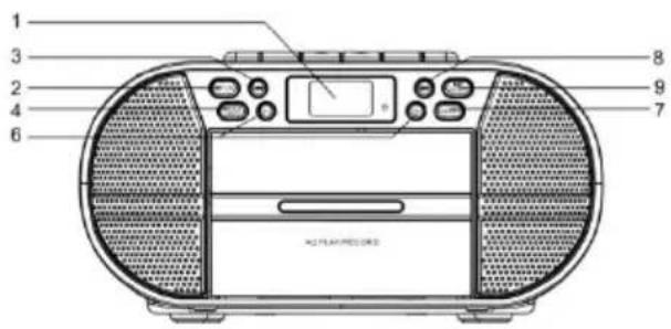 DENVER TDC280B - Battery power - 4
