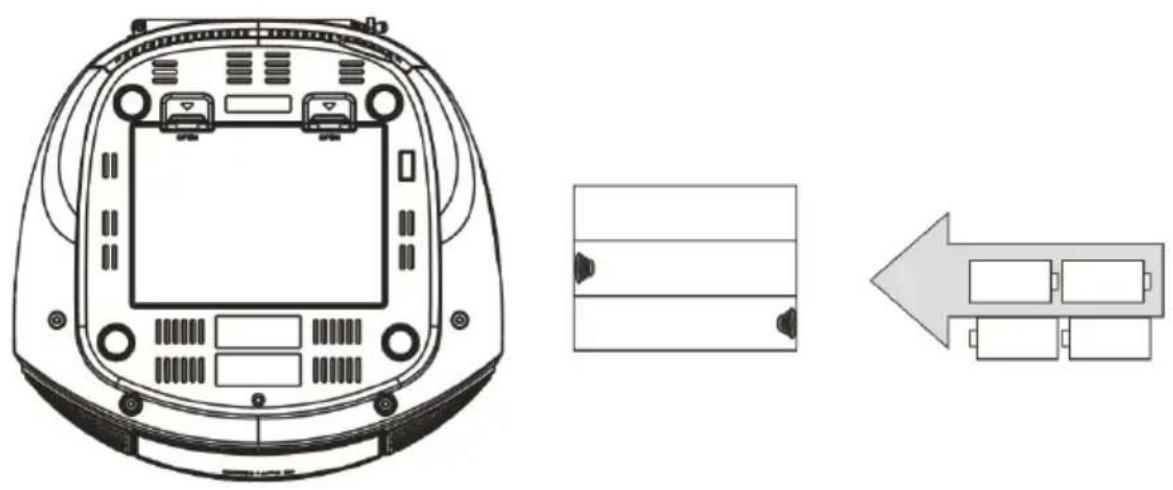 DENVER TDC280B - Funcionamiento con pilas - 1