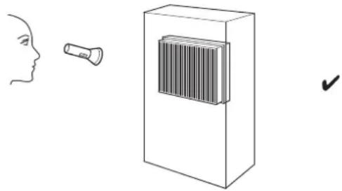 TROTEC TTK 140 S - Contrôle visuel de l'intérieur de l'appareil pour détecter des encrasements - 1