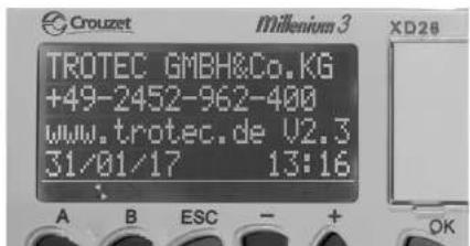 TROTEC TTR 8200 - Réglages de base - 1