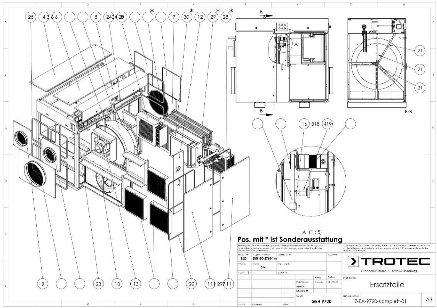 TROTEC TTR 8200 - Ausstattungsvariante / Equipment variant / variante de l'équipement: TA9720-Standard-02 - 1