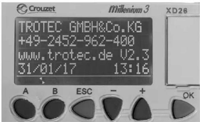 TROTEC TTR 800 - Modification des valeurs - 2