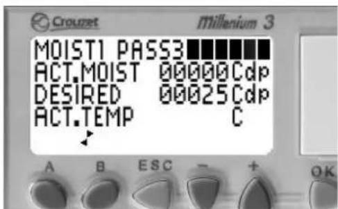 TROTEC TTR 6600 - Modification des valeurs - 1