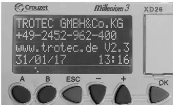 TROTEC TTR 6600 - Modification des valeurs - 2