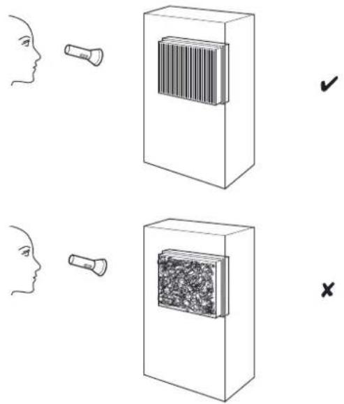 TROTEC PAE 60 - Contrôle visuel de l'intérieur de l'appareil pour détector des encrasements - 1