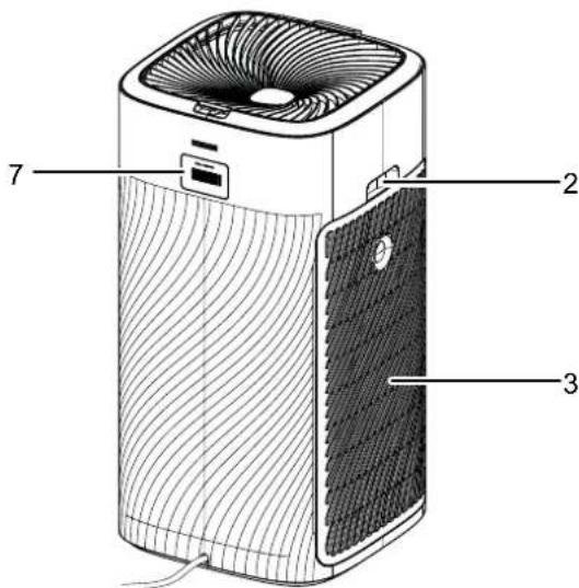 TROTEC AirgoClean 250 E - Vue arrière - 1