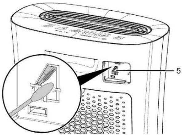 TROTEC AirgoClean 110 E - Nettoyage du capteur de la qualité de l'air - 2
