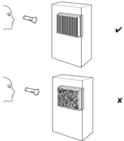 TROTEC AirgoClean 110 E - Contrôle visuel de l'intérieur de l'appareil pour détecter des encrassements - 1
