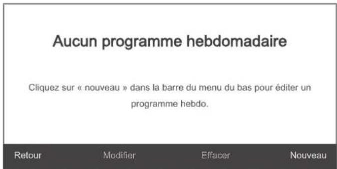 TROTEC AirgoClean ONE - Définition d'un programme hebdomadaire - 2