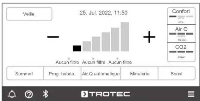TROTEC AirgoClean ONE - Mise en marche de l'appareil - 1