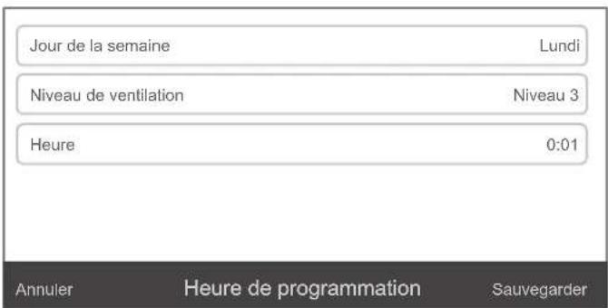 TROTEC AirgoClean ONE - Définition d'un programme hebdomadaire - 7