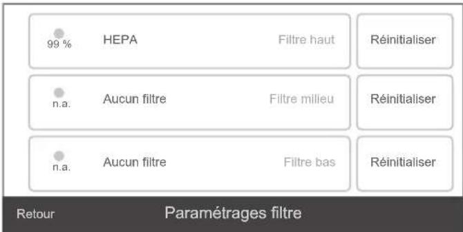 TROTEC AirgoClean ONE - Menu Filtres - 7