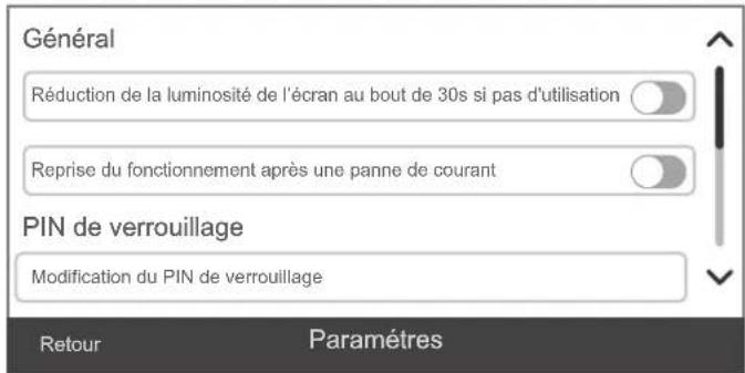TROTEC AirgoClean ONE - Modification des paramètres - 2