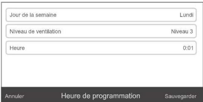 TROTEC AirgoClean ONE - Définition d'un programme hebdomadaire - 5