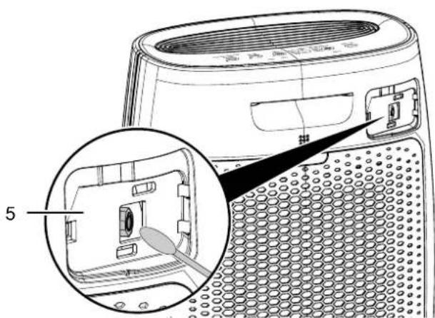TROTEC AirgoClean 150 E - Nettoyage du capteur de la qualité de l'air - 2