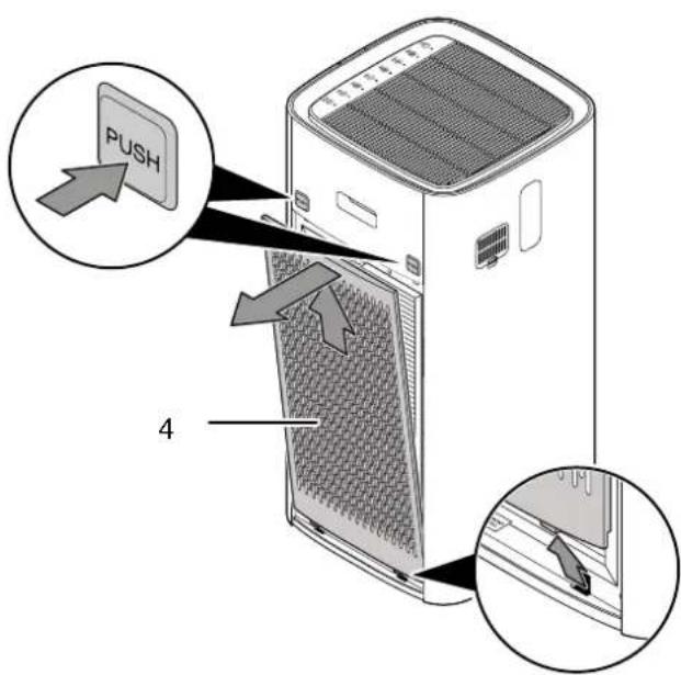 TROTEC AirgoClean 350 E - Nettoyage du pré-filtre - 1