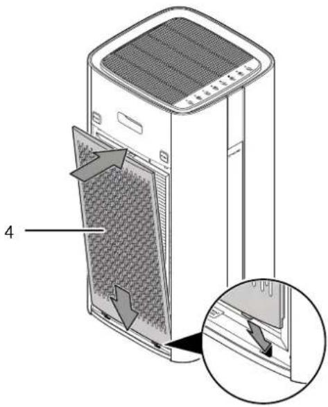 TROTEC AirgoClean 350 E - Nettoyage du pré-filtre - 5