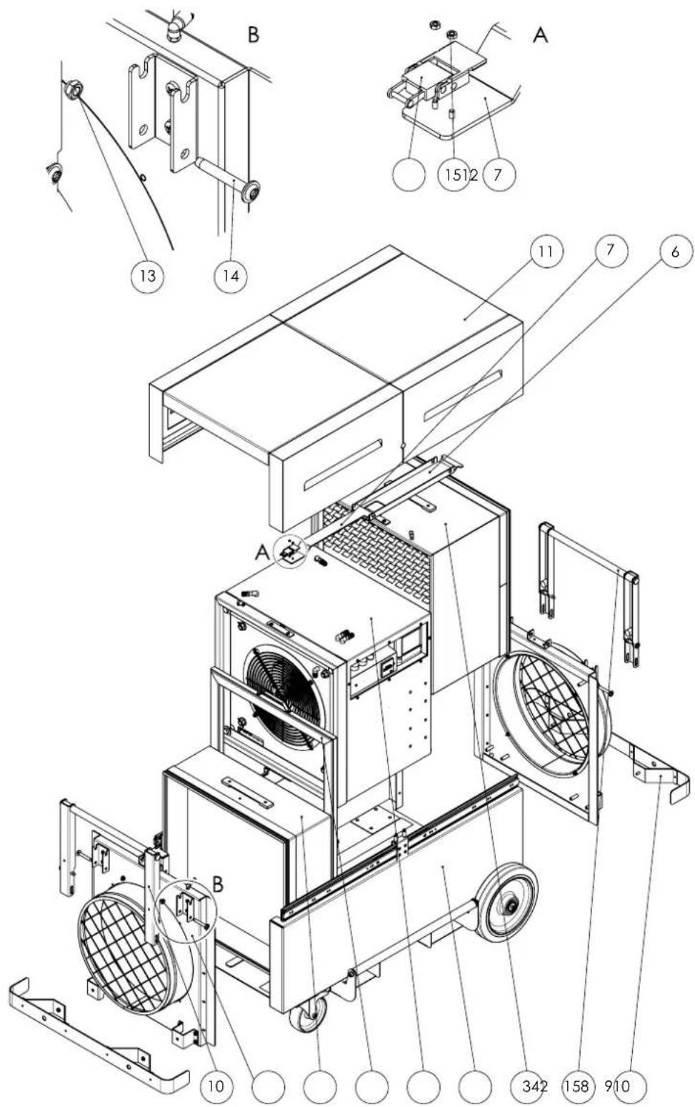 TROTEC TAC 5000 - Samlet visning Info - 2