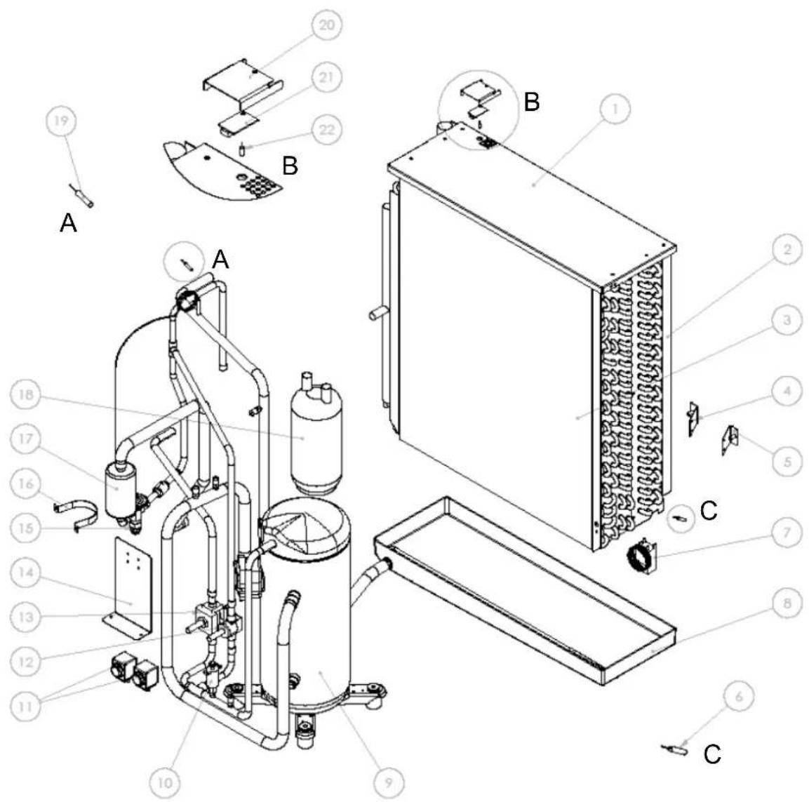 TROTEC DH 310 BX - Nettoyage de la pompe à eau de condensation - 11