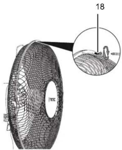 TROTEC TVE 25 S - Montage et fermeture de la grille de protection - 3