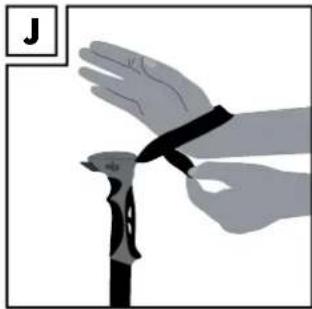 Rocktrail IAN 73605 - Einstellen der Handschlaufe - 2