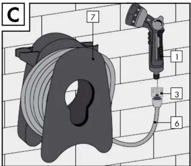 PARKSIDE IAN 331866 - GARDEN HOSE SET - 8
