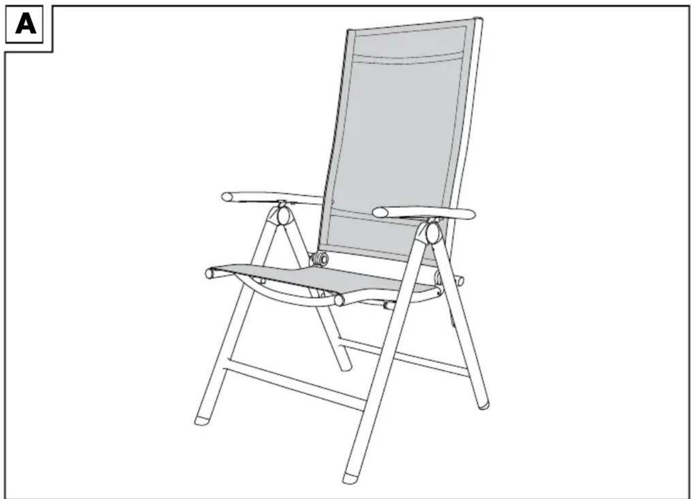 FLORABEST HL1583 - Aluminium KIApstoel - 1