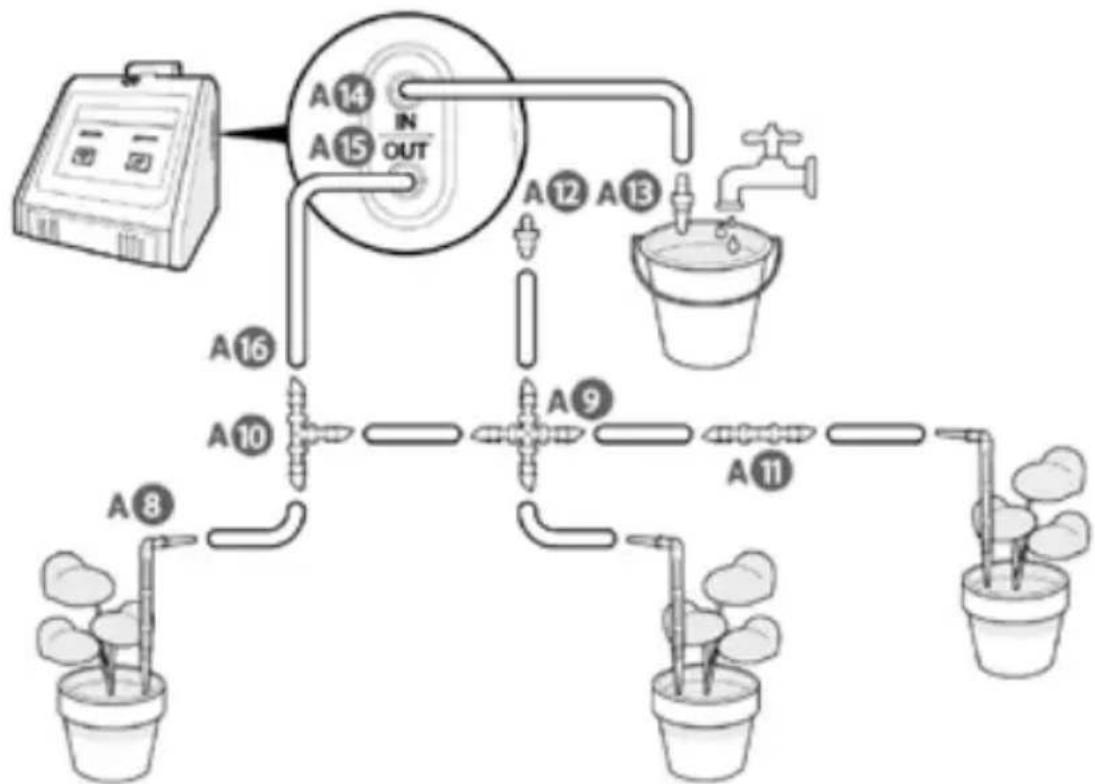 NEDIS WIFIWP10GY - automatically water up to 10 plants - 4