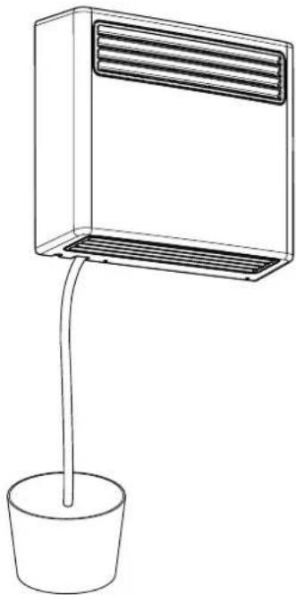 TROTEC DS 60 - Installation du tuyau d'évacuation de l'eau de condensation - 1