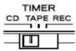 TASCAM CDA700 - Timer playback of CD or cassette - 1