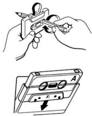 TASCAM CDA700 - Caricamento di una cassetta - 1