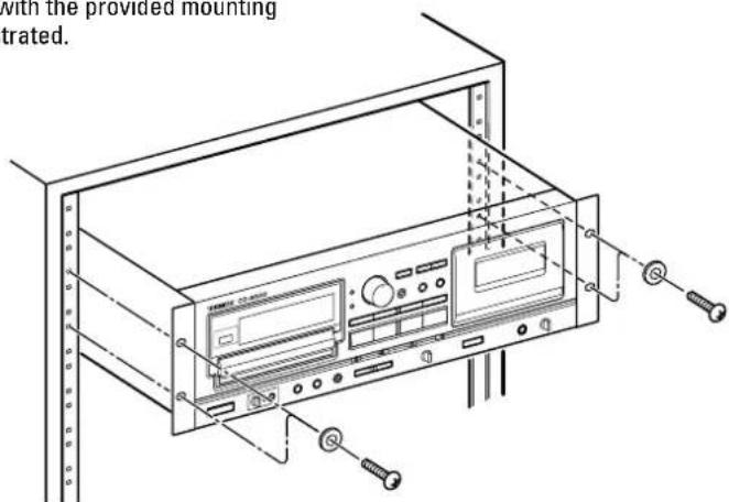 TASCAM CDA700 - Rack Mounting - 1
