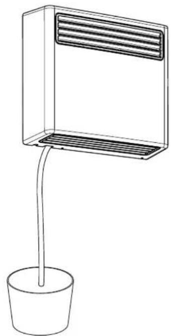 TROTEC DS 30 - Installation du tuyau d'évacuation de l'eau de condensation - 1