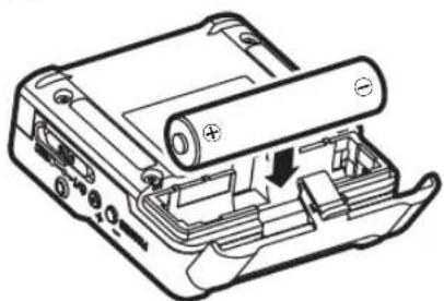 TASCAM DR10C - 单4形電池使用 - 1