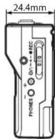 TASCAM DR10C - 寸法圆 - 3