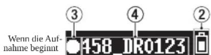 TASCAM DR10C - Die Aufnahme beenden - 2