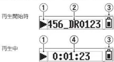 TASCAM DR10C - 再生/停止 - 1