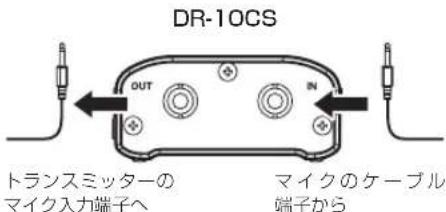 TASCAM DR10C - 外部機器と接続する - 1