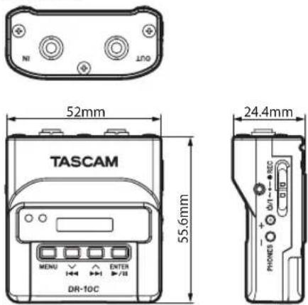 TASCAM DR10C - Age de température de fonctionnement - 1