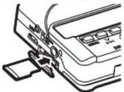 TASCAM DR10C - Installation d'une carte microSD - 1