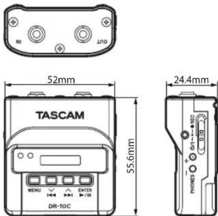 TASCAM DR10C - Temperatura di esercizio - 1