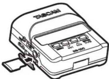 TASCAM DR10C - microSD力一卜を取付る - 1