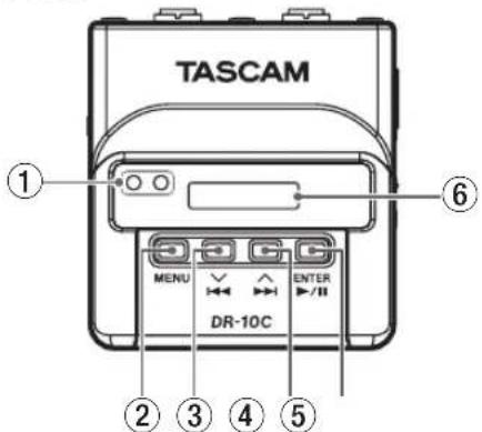 TASCAM DR10C - Front - 1